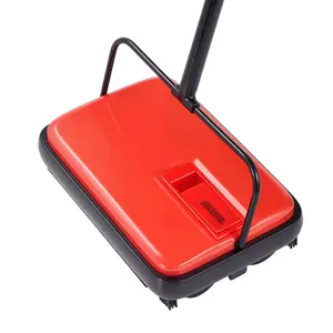 Carpet Sweeper, Manual Floor Cleaner, 6.7-Inch Sweeping Path, Non Electric, Portable Dustbin Capacity 300 Ml With Comb, For Home Office Rugs, Hardwood Surfaces, Wood Floors, Laminate, Cleans Dust And Pet Hair