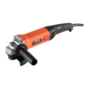 VEVOR Angle Grinder, 5" Electric Grinder Power Tool, 10Amps 10000RPM High-Speed Corded Angle Grinders with 230 °   Adjustable Dust Guard for Metal Grinding, Cutting, Rust Removal (Disc Not Included)