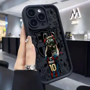 Fun Football B-Barcelonas Trophy Famous NO.10 Y-Yamals Phone Case Cellphone Accessories Compatible with for iphone 17 16E 16 15 14 13 12 11 Mini Pro Max Air X XR XSMAX 8 7 Plus Anti-Drop Shockproof Protective Protection Soft TPU Back Cover, Casing