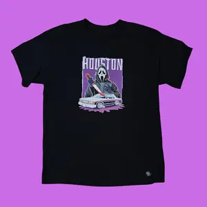 Scream Houston Slab on Swangas Horror T-Shirt