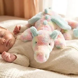 Jellycat Lazulia Dragon Plush 50cm/70cm – Soft Comfort Toy Doll for Abebe, Perfect for Cuddles and Relaxation