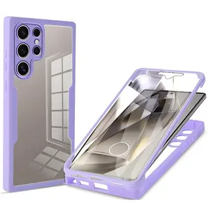 Transparent Anti-Drop Phone Case for Samsung Galaxy S26 Ultra S25 Ultra S24 Ultra S23 Ultra S22 Ultra S21 Ultra, Protective Cover, Accessories