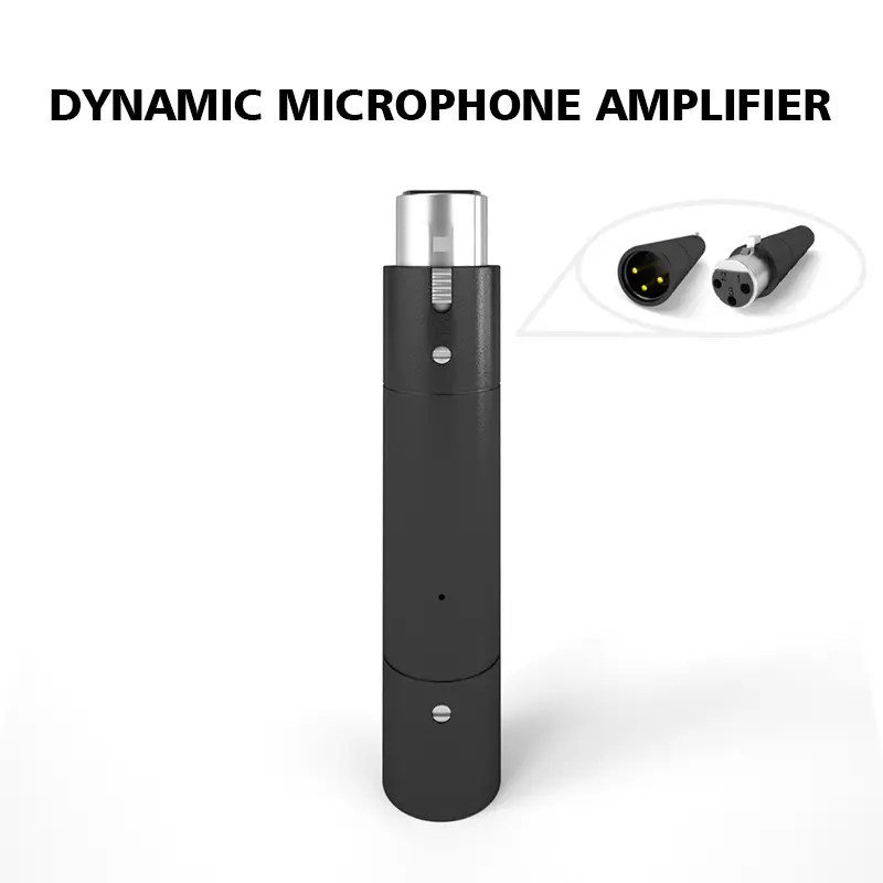 MINI Dynamic Studio Audio Amplifier - Metal Durable Microphone Preamplifier with Phantom Power, Wide Response (10Hz-120,000Hz), Pure Sound, Ultra-Low Noise Floor, Powerful Gain for Content Creators, Audio & Videography Use