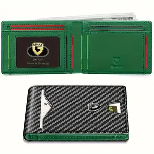 GSOIAX Men's Slim RFID Wallet | Classic Ultra-Thin Design – The Perfect Christmas Gift