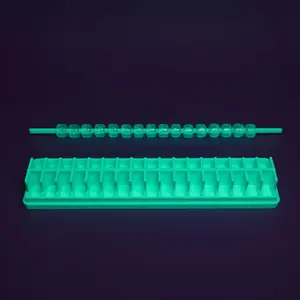 UV Kandi Tray with Long Bead Threader - Pony Bead Tray Bracelet Tool, Raver Kandi Bracelet