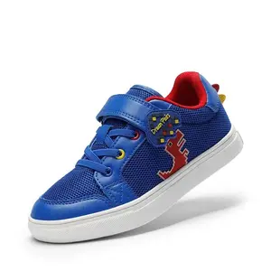 DREAM PAIRS Girls' Round Toe Trainer - Storybook Rainbow Mesh Sporty Sneaker Trainers, Breathable Fun-Design Kids' Footwear