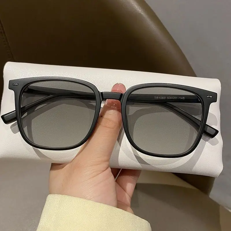 Sand black frame color-changing black gray]