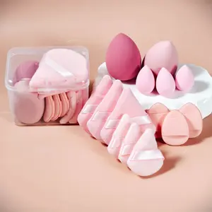 14pcs Makeup Sponge Set, Professional Blending Beauty Sponge Kit for Foundation, Concealer, and Powder Application, Soft and Multi-Shape Powder Puffs, Sponge Pads for Flawless Makeup