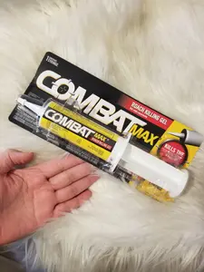 Combat Max Roach Killing Gel for Indoor and Outdoor Use, 1 Syringe, 2.1 Ounce (Pack of 1)