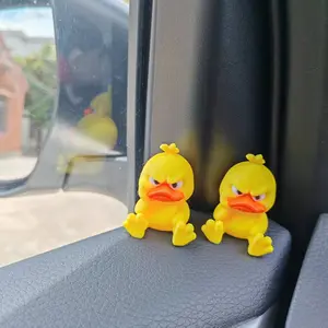 3D Printed Angry Duck Car Ornament, Cute Car Decor, Perfect Fit for Car Interior Decor, Halloween Christmas Festival Party Home Decoration Gift, Car Interior Accessory, Car Accessories, Car Interior Ornaments, Car Interior Decorative