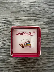 Rainbow Heart Ring