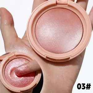 PHOFAY Soft Kneaded Glitter Blush offers a radiant makeup effect. It features a vegan formula, allows for layering, blends smoothly, and can be worn throughout the day. It is an ideal gift for festivals.