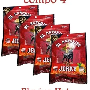 Blazing Hot El Ranchito Crunchy Beef Jerky Net Wt. 2 oz
