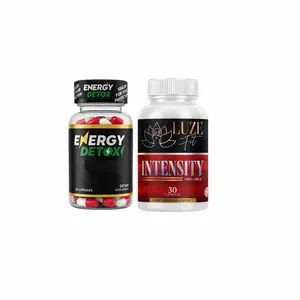 Energy Detox & Luze Fit Energy Herbal Capsules 30 Caps Natural Ingredients for Immune System Support Digestive Health No Sugar Added Vegan Daily Use bhb lipozem 100 Himalayan Shilajit Edible Dietary Supplement Spirulina Fitness natural dietary glucosamina