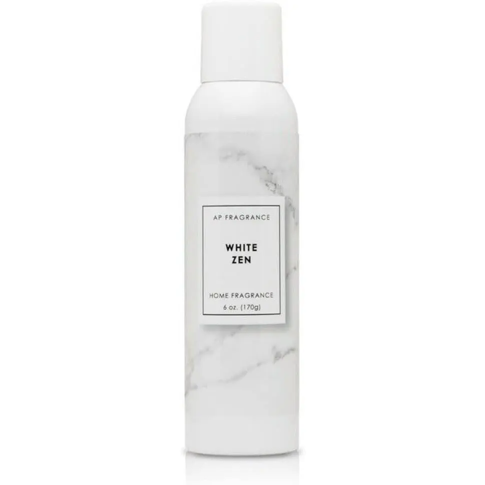AP Fragrance White Zen Room Fragrance Air Freshener Spray Concentrated Deodorizer for Bathroom, Kitchen, Car, or Office best roomspray Perfume Aroma