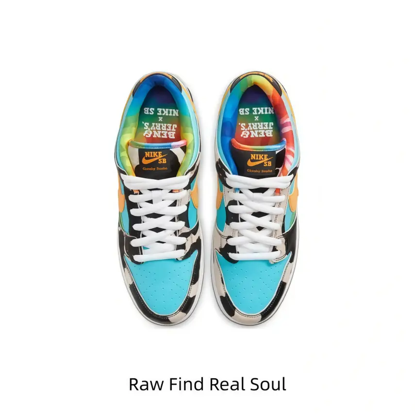 Cow Print Fur Color Block Low Top Skate Shoes Cyan Green Upper Yellow Side Accent White Midsole Green Rubber Outsole Unisex Fun Street Sneakers