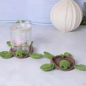 Turtle-Shaped Coaster - Heat Insulation, Soft Fabric Table Mat - Perfect Kitchen Supplies, Room Decor, and Housewarming Gift for Graduation, Grandparents Day, Mothers Day, and National Nurses Day