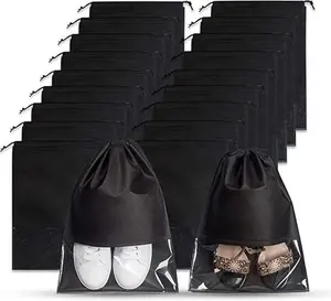 18pcs Shoe Bags for Travel Waterproof Dust-proof Drawstring Travel Shoe Bag for Storage, Travel Accessories beach essentials,summerwins