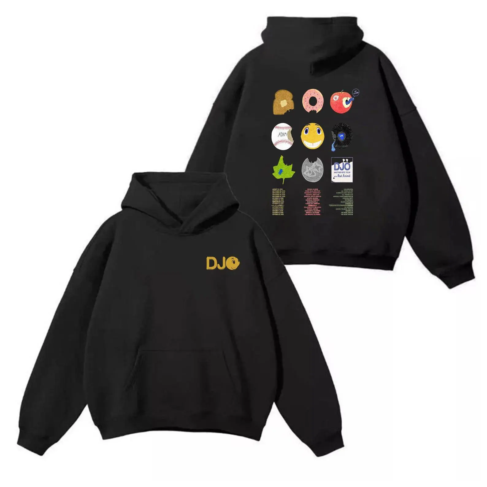 DJO Tour Hoodie, Indie Music Graphic Hoodie, DJO Concert Merch Sweatshirt, Vintage Style Music Hoodie, Unisex Fan Gift