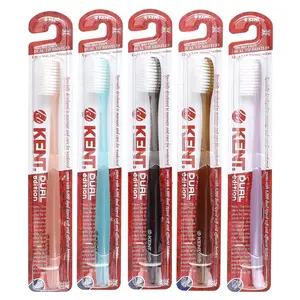 Kent Ultra Soft Toothbrushes, Dual Edition, 5 Toothbrushes