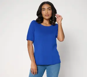 Belle by Kim Gravel Dare to Be Bold ELbow Sleeve Sweater