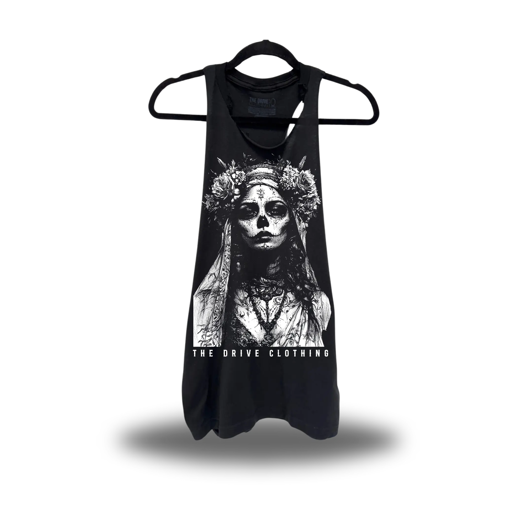 TheDriveClothing Men's Unisex DAY OF THE DRIVE ROAD RASH Black Graphic Stringer Garment - 100% Ring-Spun Cotton Soft Fabric, Vintage Print, Breathable, Sleeveless Athletic Sportswear Top, Medium Length, True to Size, Gym & Streetwear