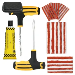 7pcs Tire Repair Kit, Puncture Plug Tool, Car and Home Tools, Suitable for Cars, Motorcycles, Bicycles, Electric Vehicles
