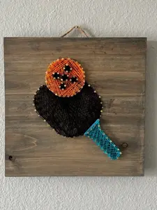 Pickleball Paddle String Art | Handmade Sports Wall Decor