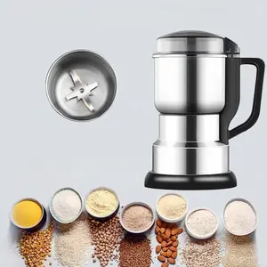 Multifunctional electric grinder 400W high-power coffee grinding tool, multifunctional food-grade fast-grinding electric coffee and grain grinder,Gift Espresso Maker Espresso Machine