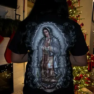 Silver Virgin Mary t-shirt