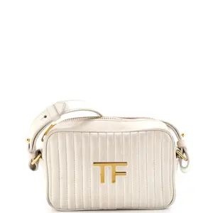 Pre-owned Tom Ford material Messenger Bags TF Camera Bag Vertical Quilted Leather by Rebag