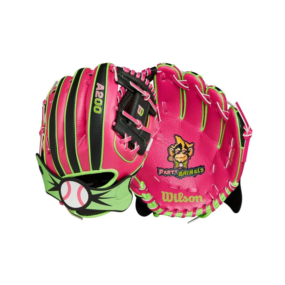 Wilson A200 Ez Party Animals 10'' T-Ball Glove Wilson A200 Ez Party Animals 10'' T-Ball Glove