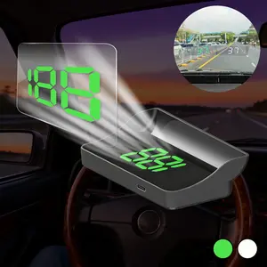 DUFIKKI GPS Digital Speedometer HUD for Car Truck Motorcycle Head Up Display with LED Large Font MPH/Overspeed Alarm, Plug & Play Universal Odometer, Car Accessory Tool