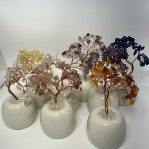 Crystal Money Tree – Authentic Crystals – Approx. 4 Inches – Choose Your Tree