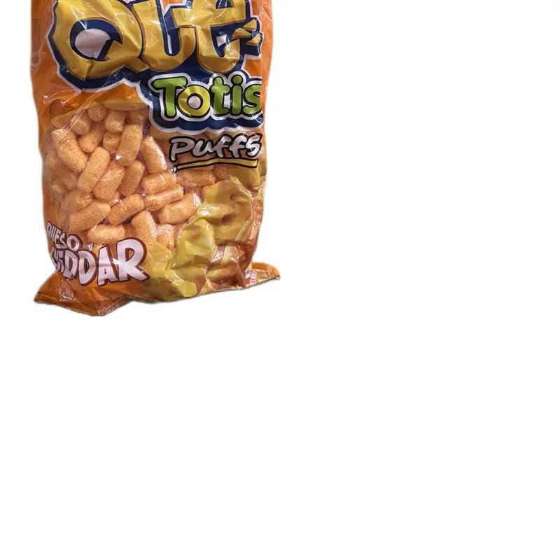 Que Totis Queso Snack, Crispy Puffed Food Treat