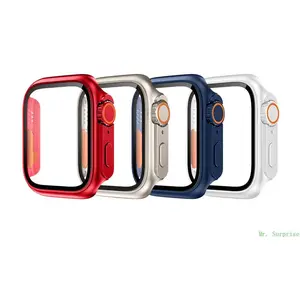 Waterproof Anti-Peep Watch Case for  Watch, Upgrade to Ultra Style Case Film All-in-One Protective Cover, Full Coverage Shockproof Protector Compatible with iWatch Series 11/10/9/8/7