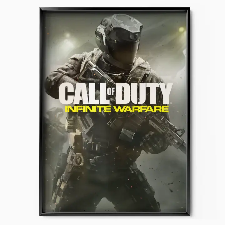 Call of Duty Infinite Warfare Poster - Gamer Room Wall Art Decor