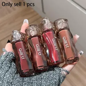 Glossy Dewy Lip Gel in Dark Colors, Nourishing and Non-Greasy Formula, Long-Lasting Moisture Balm, Four Shades Available