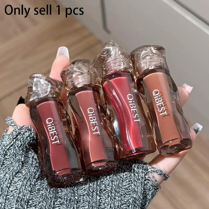 Glossy Dewy Lip Gel in Dark Colors, Nourishing, Hydrating, Moisturizing and Non-Greasy Formula, Long-Lasting Moisture Balm, Four Shades Available, Lipgloss Lip Care