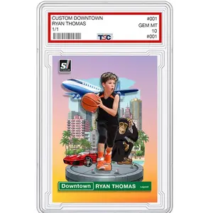 Customized Downtown Trading Card -  Christmas, Special Occasions, Father's Day, Birthday, Gift, Funny Gift