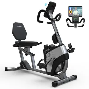 HARISON Magnetic Recumbent Exercise Bike ， Recumbent bikes for Adult and Seniors, Recumbent Exercise bike for Home 400 lbs Capacity（TKHR-B50)