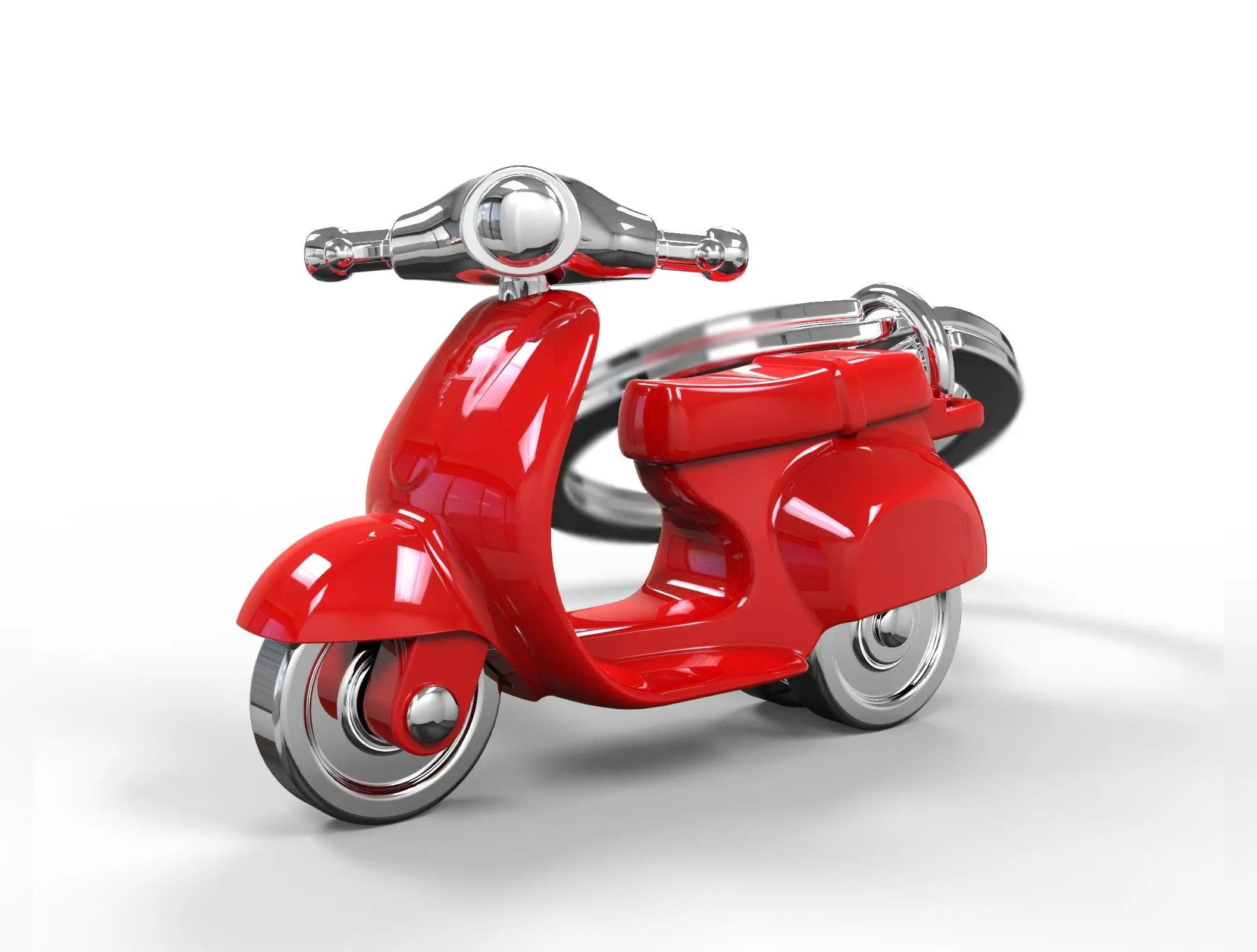 Metalmorphose 3D SCOOTER KEYCHAIN