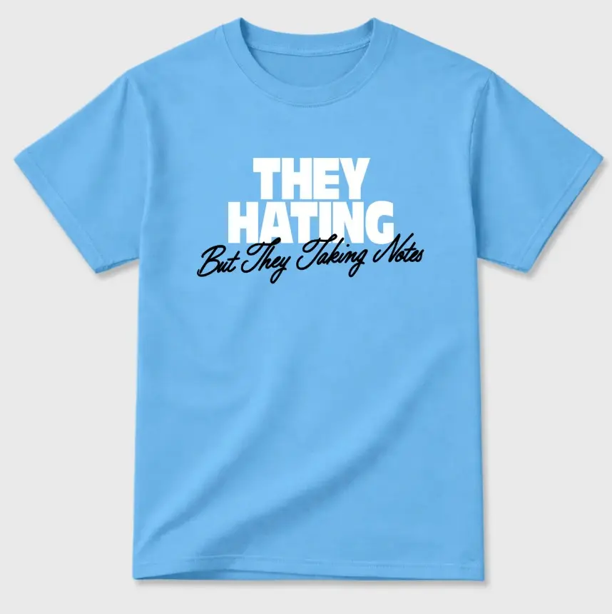University Blue Sneaker Matching Shirt, Blue Shirt to match Foam UB, 100% Cotton, Trendy Streetwear, Unisex Fit