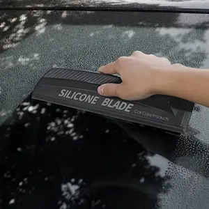 Flexible Grip Silicone Handheld Window Squeegee, Effortlessly Removes Water Stains, Stylish Silicone Design with Smooth Handle, Window Cleaning Tool