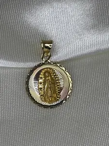 Virgin Mary Pendant 14K