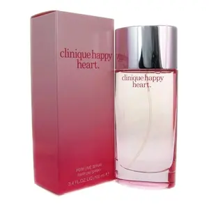CLINIQUE Happy Heart Women's Perfume Spray, 3.4 fl oz, Floral Fragrances, Fruit-Woody Floral Scent, Water Hyacinth-Infused Women's Fragrance