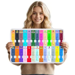 26 Pack Sport Bands Compatible with Apple Watch All Models 38mm 40mm 41mm 42mm 44mm 45mm 46mm 49mm, Soft Waterproof Straps with Alphabet Printed Watch bands Organizer For iWatch Series 11 10 9 8 7 6 SE Women Men  Pattern Leopard Smart Watch Band