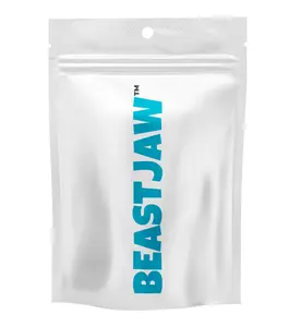 BEASTJAW Just Chew It ADHD Focus Gum Functional Chewing Gum Natural Caffeine L-Theanine B1 B2 B6 B12 Focus Blend Healthcare Dietary Supplement Edible Optimum White B Vitamin Complex Fitness