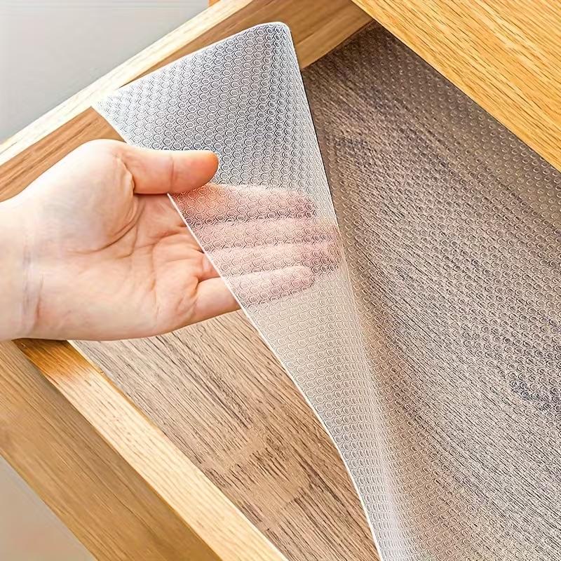 1 roll of waterproof and moisture-proof drawer liner, for kitchen cabinets, countertops, and wardrobes - special paper for shoe cabinets, waterproof and moisture-proof EVA cabinet mat for kitchen, refrigerator, wardrobe - non-slip and cuttable