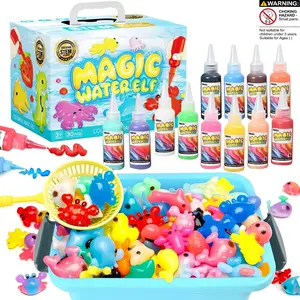 Kiditos Magic Water Sprite Toy Kit with Gel and Mold, Sensory Toy, DIY Water Pet, Stem Craft, Imaginative Game, Birthday Gift for Kids Aged 3+ Magic Water Elf